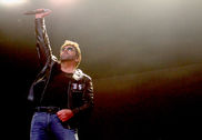 Image of George Michael tribute on stage